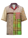 Marine Serre Multicolor Silk Blouse