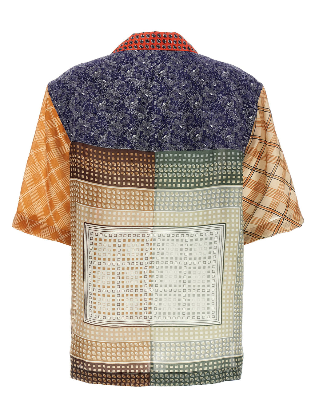 Marine Serre Multicolor Silk Blouse