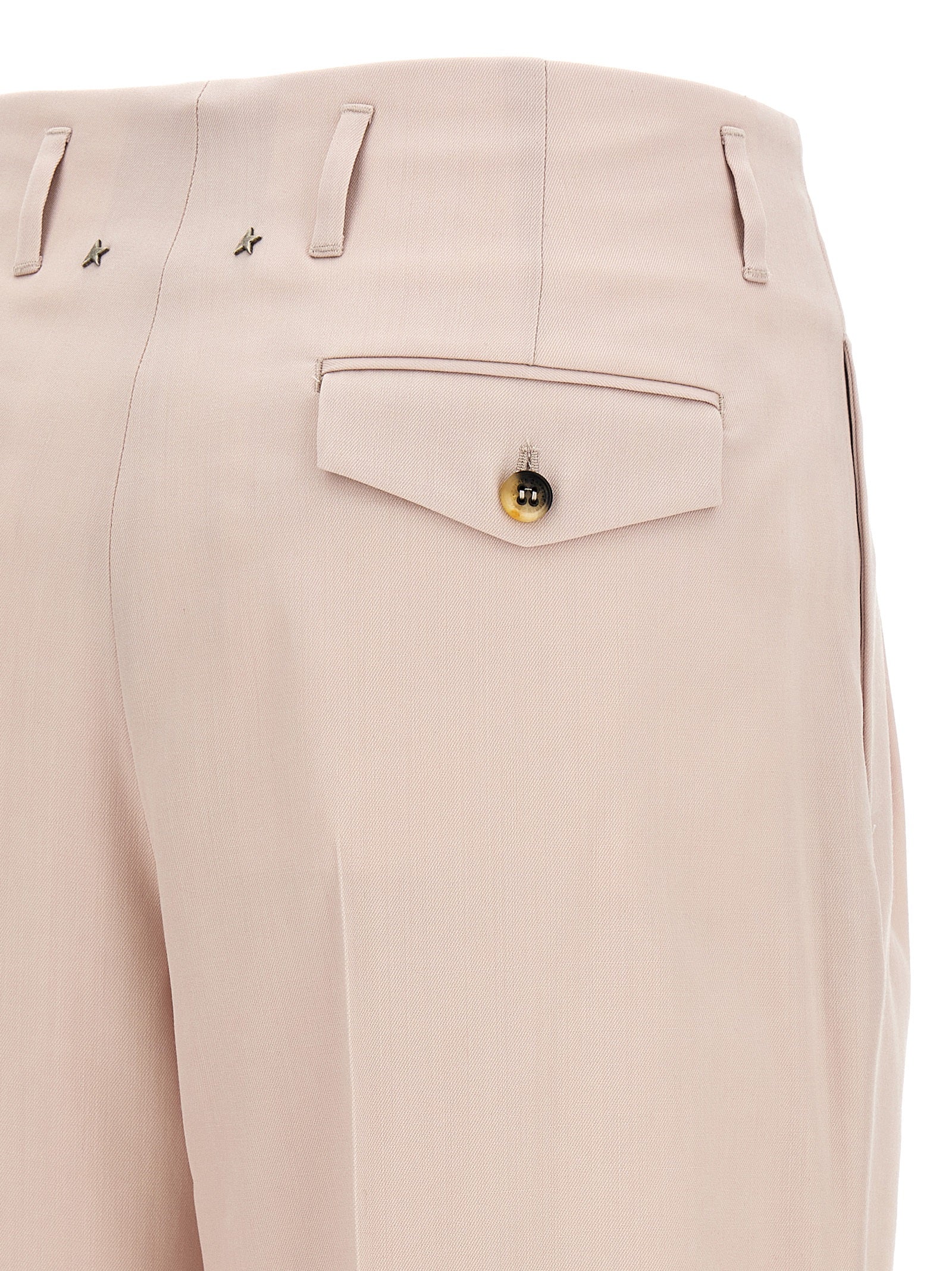 Golden Goose Multicolor Virgin Wool Casual Pants