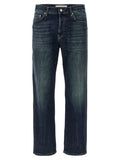 Department 5 Blue Cotton Straight-Leg Jeans