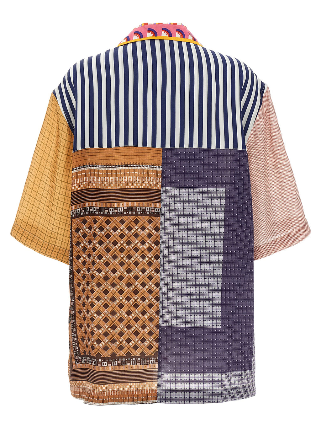 Marine Serre Multicolor Silk Blouse