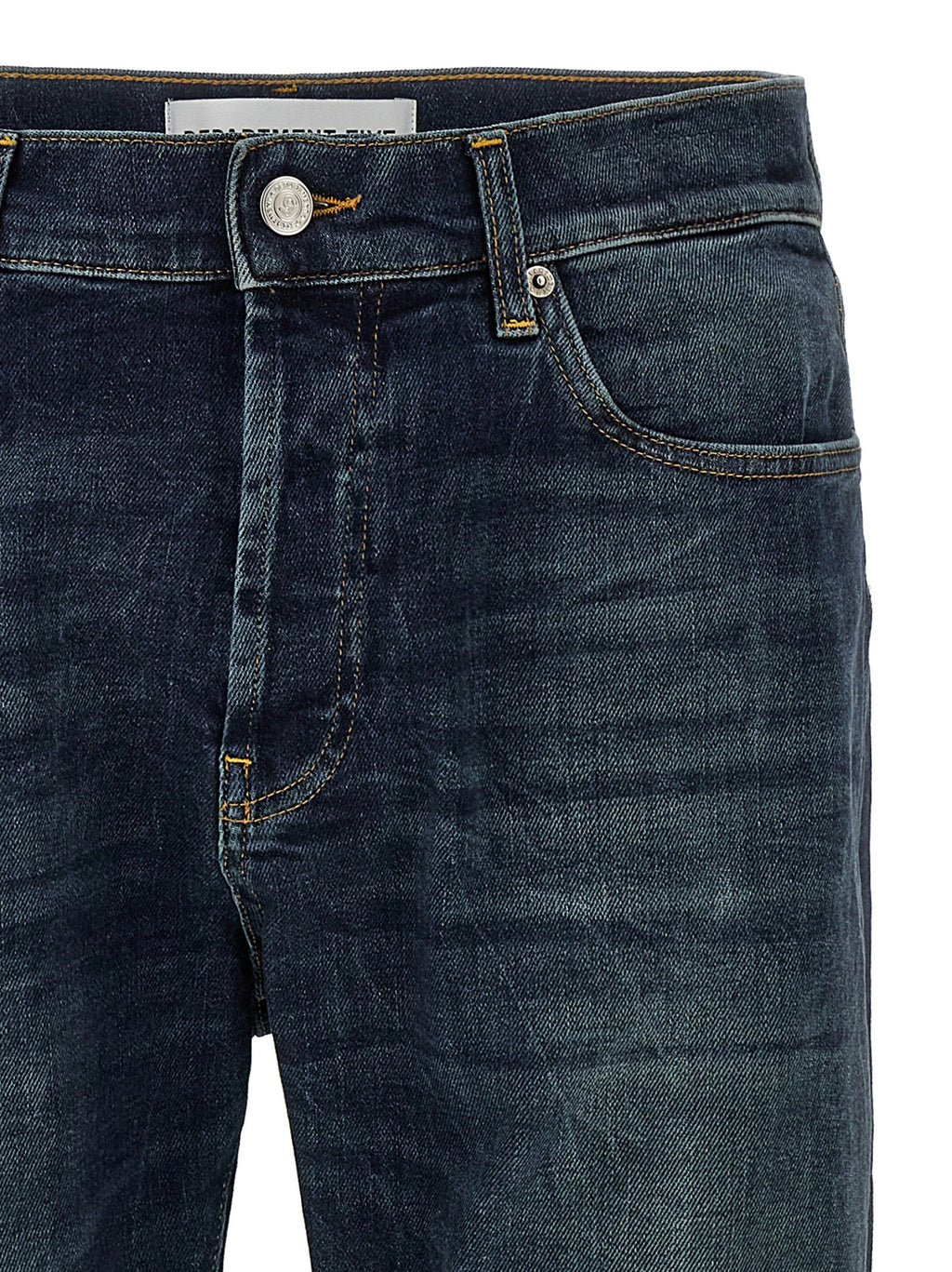 Department 5 Blue Cotton Straight-Leg Jeans