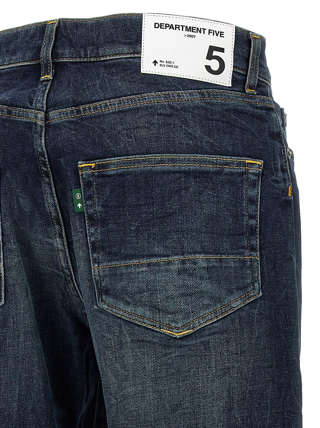 Department 5 Blue Cotton Straight-Leg Jeans