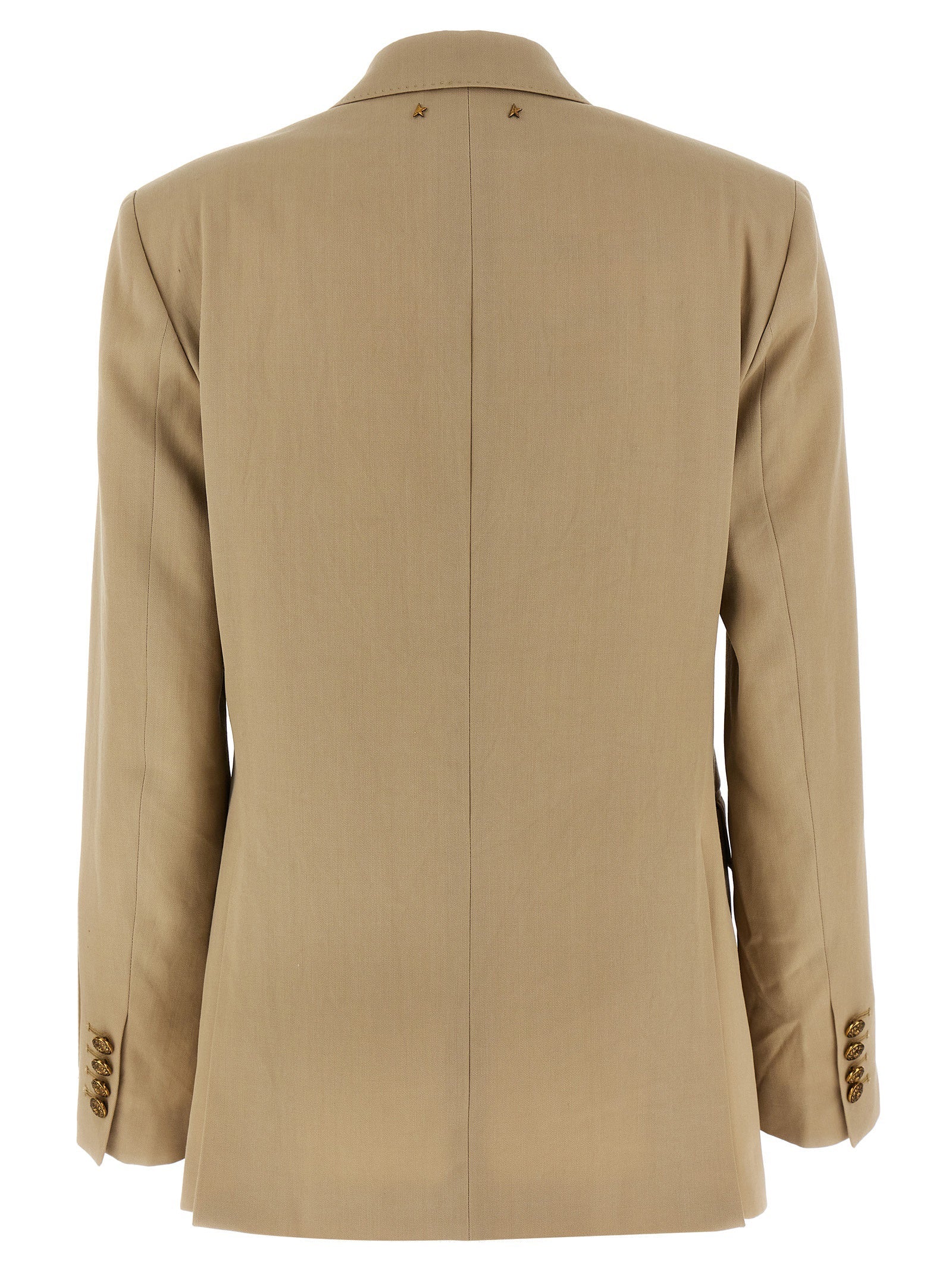 Golden Goose Beige Virgin Wool Blazer
