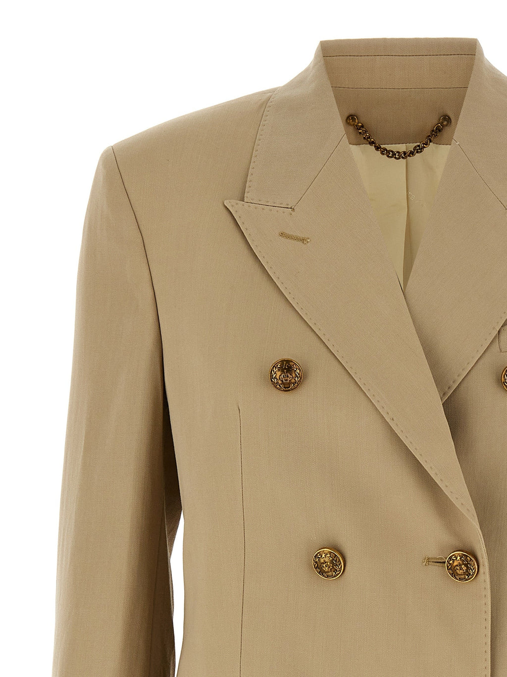 Golden Goose Beige Virgin Wool Blazer