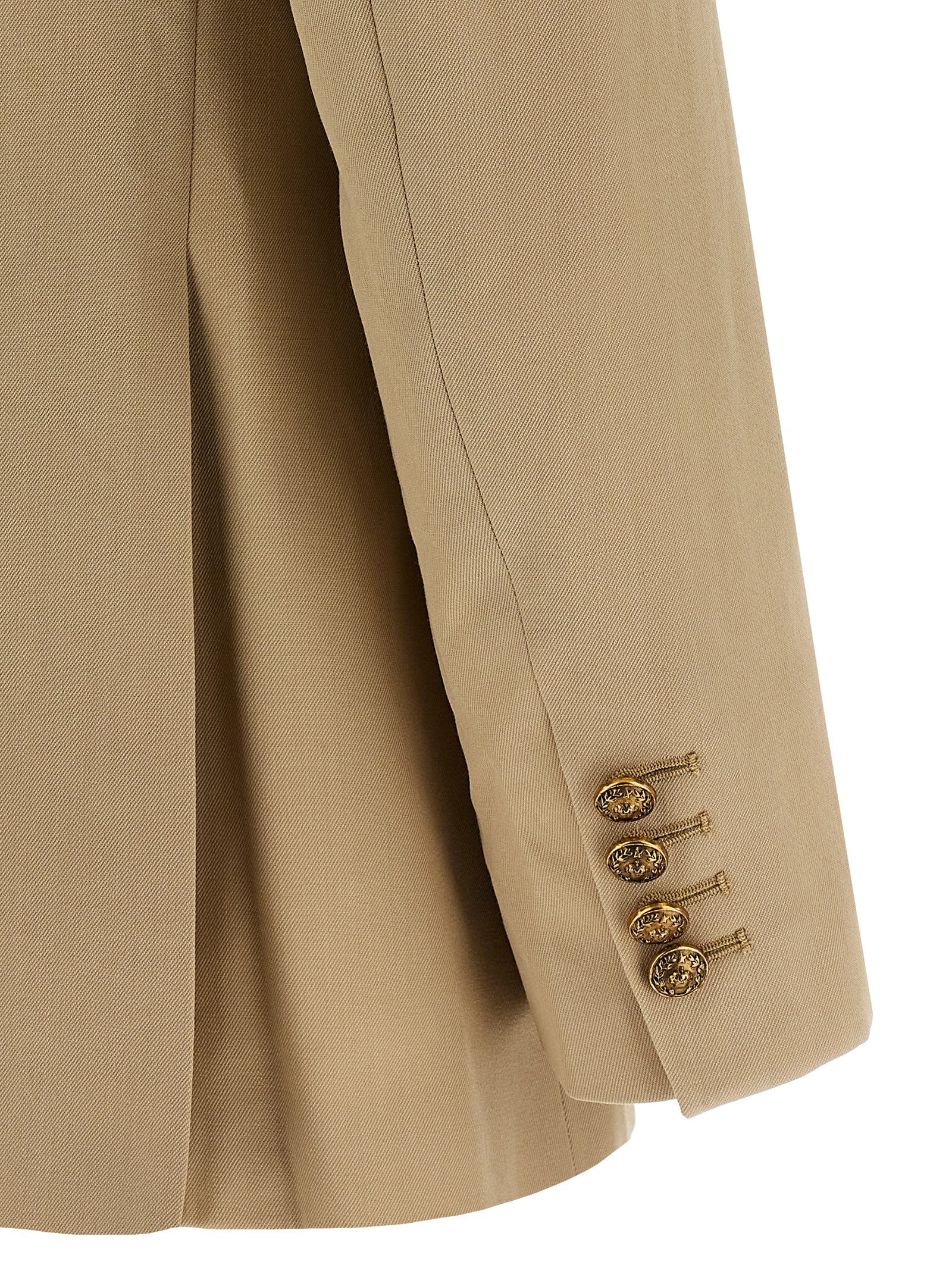 Golden Goose Beige Virgin Wool Blazer