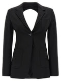 Max Mara Black Viscose Blazer
