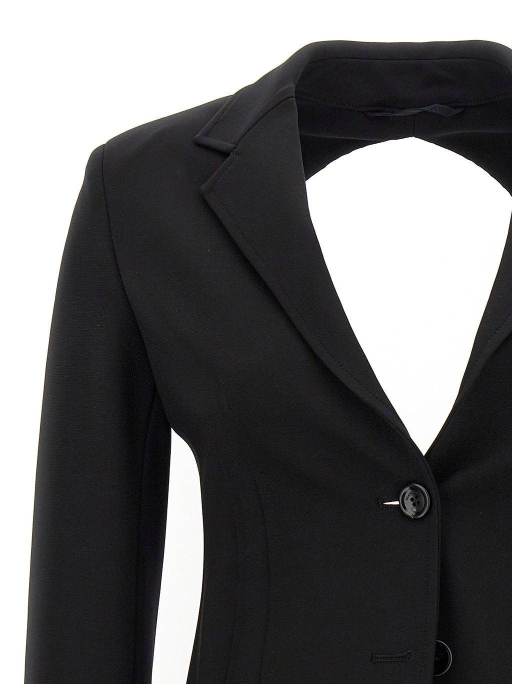 Max Mara Black Viscose Blazer