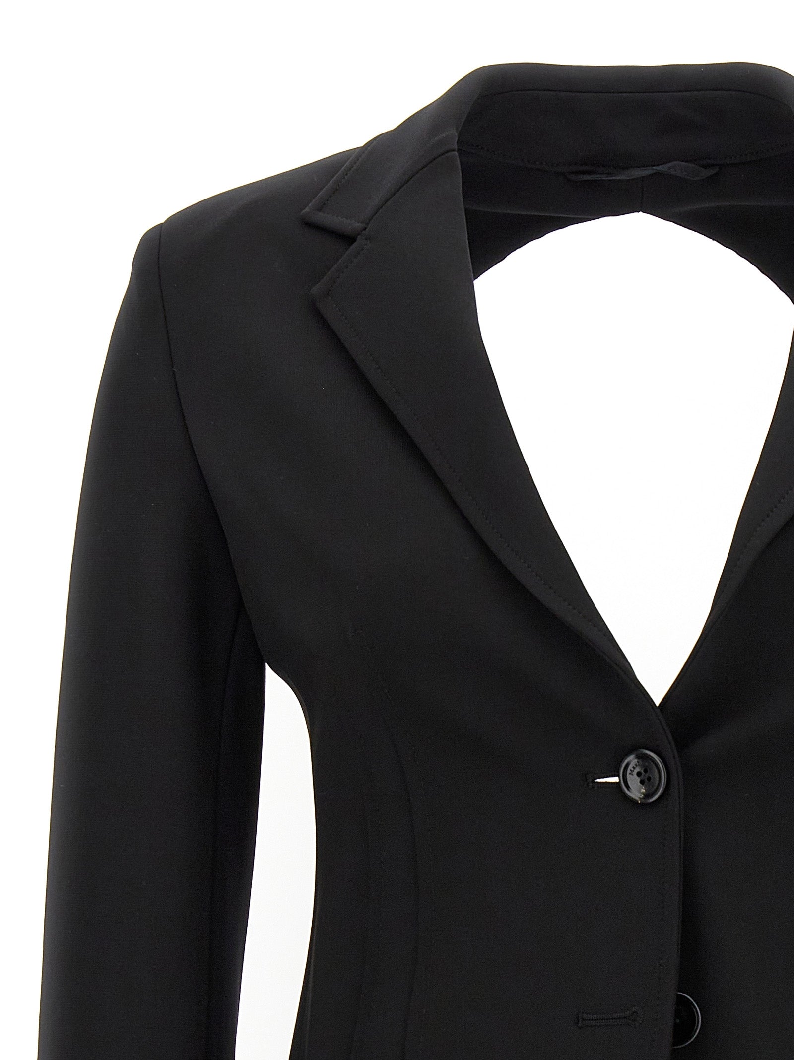 Max Mara Black Viscose Blazer