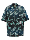 Maison Mihara Yasuhiro Blue Rayon Blouse