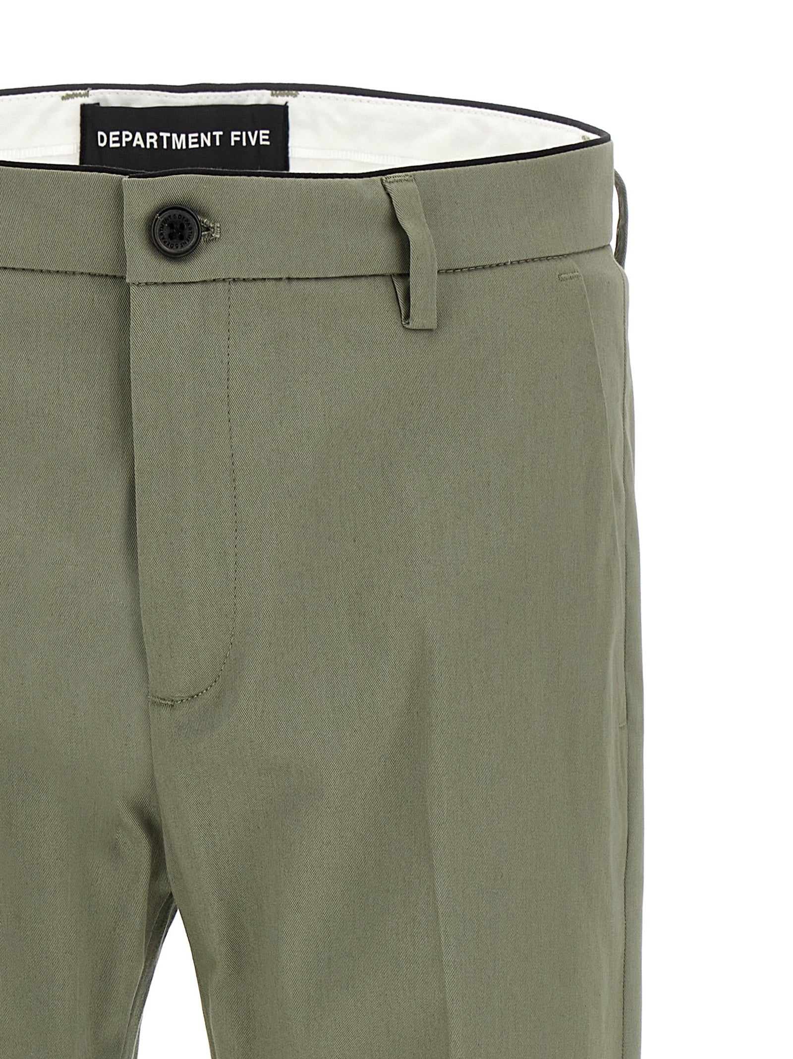 Department 5 Bicolor Cotton Cropped Pants