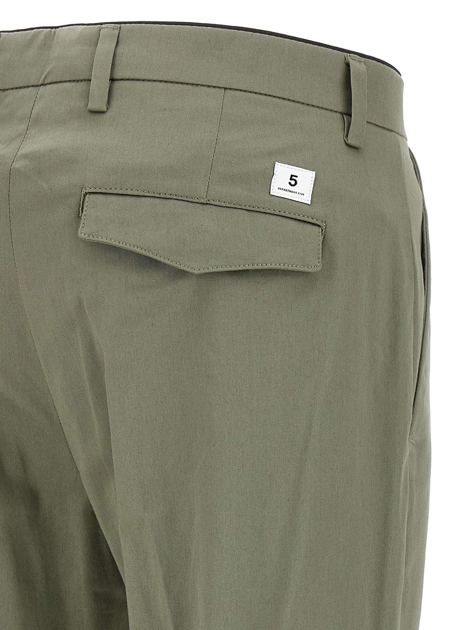 Department 5 Bicolor Cotton Cropped Pants