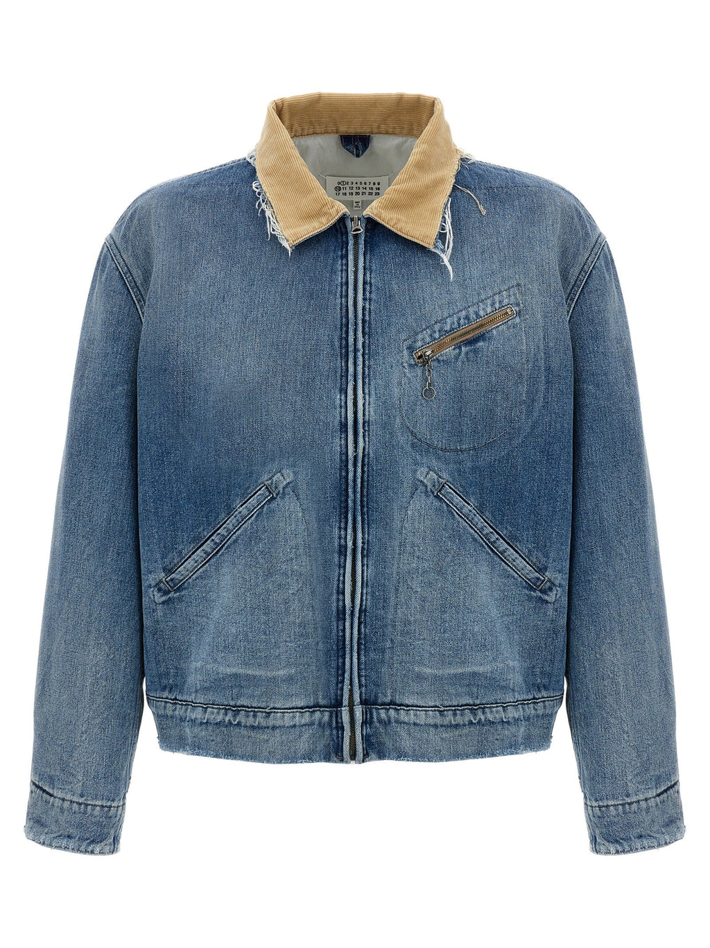 Maison Margiela Blue Cotton Denim Jacket