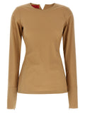 THELATEST Beige Cotton T-Shirt