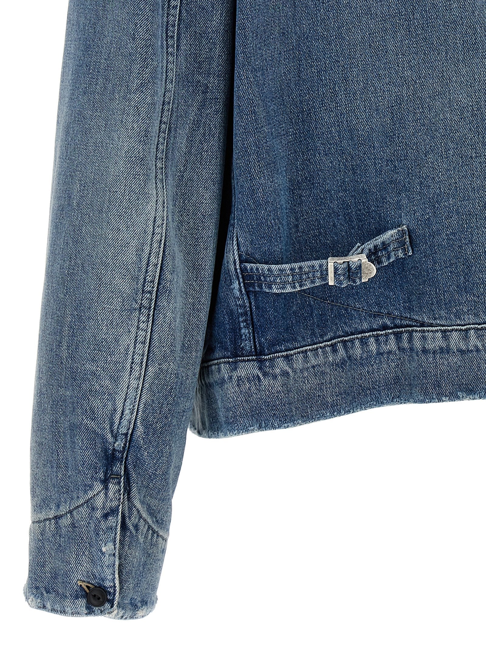Maison Margiela Blue Cotton Denim Jacket