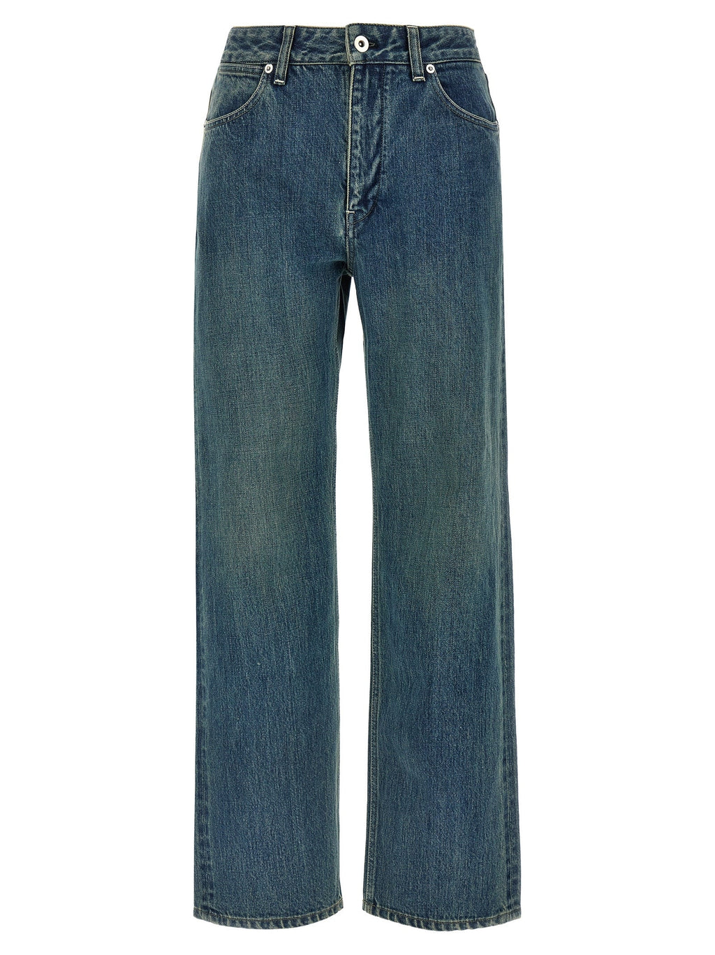 Jil Sander Blue Cotton Slim Fit Jeans