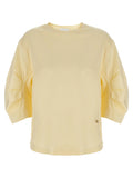 NUDE Beige Cotton T-Shirt