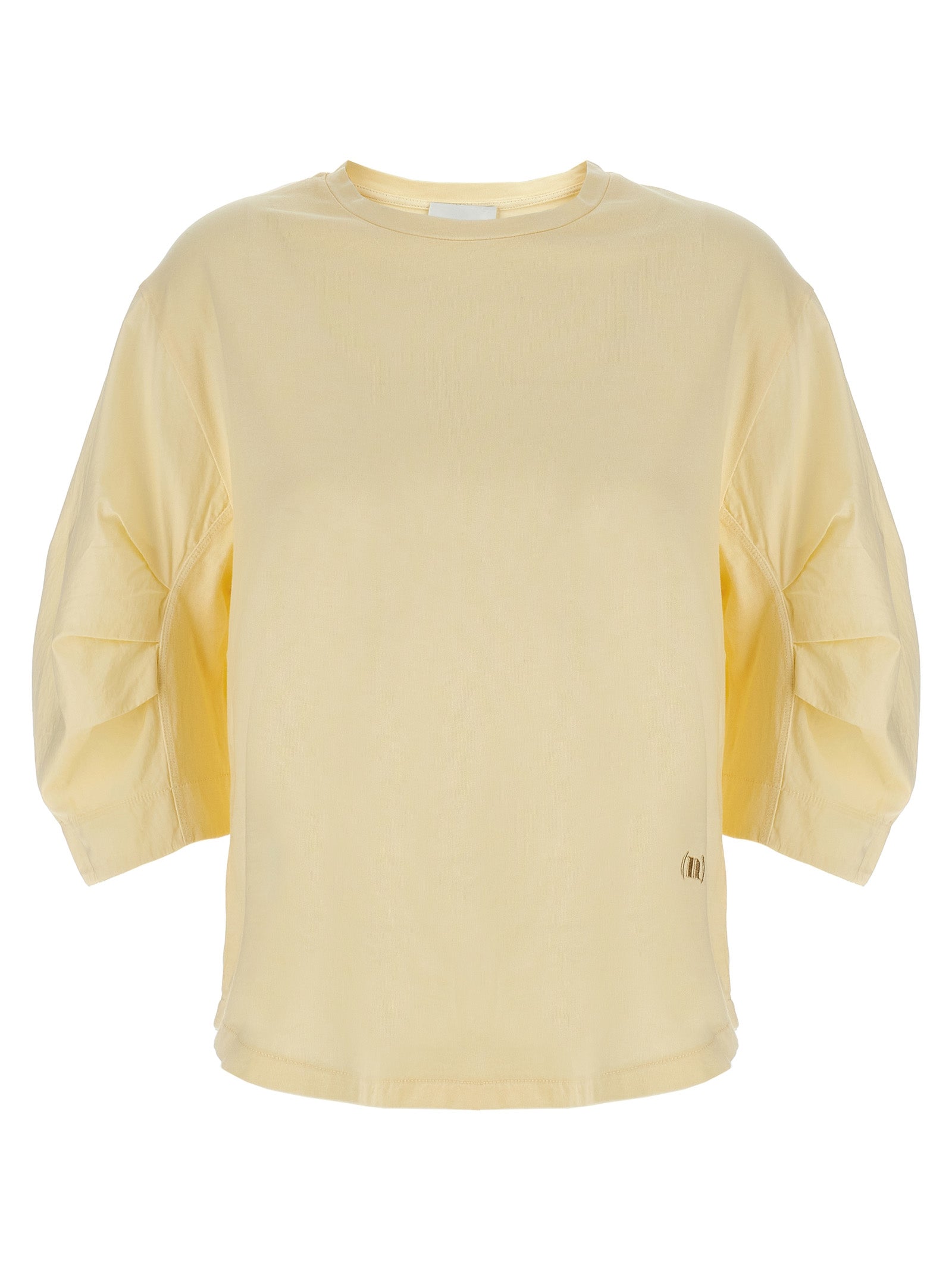 NUDE Beige Cotton T-Shirt