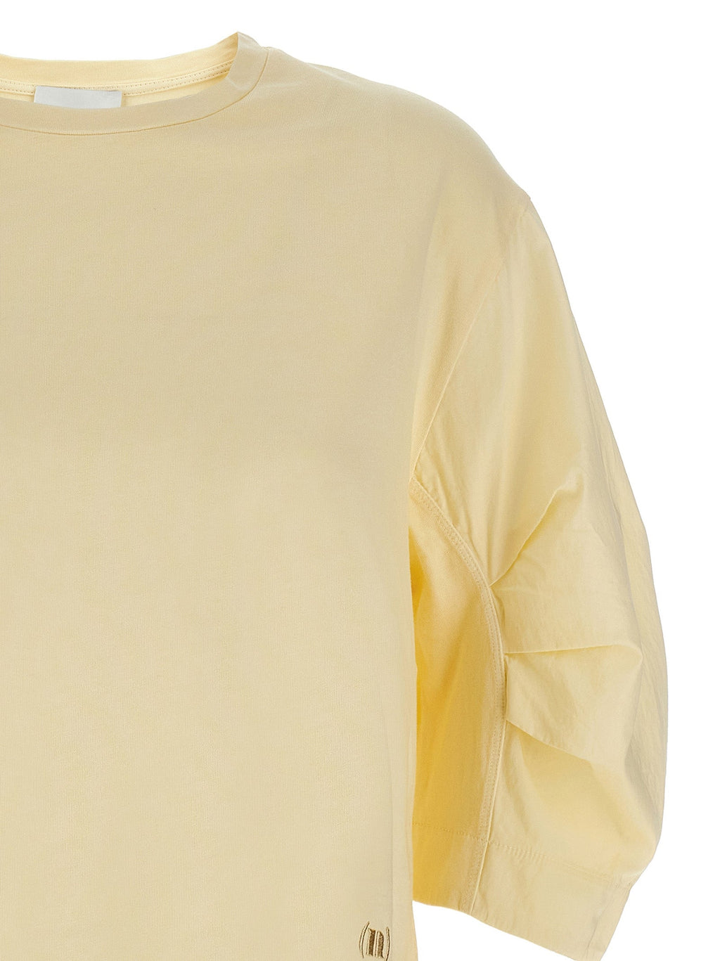NUDE Beige Cotton T-Shirt