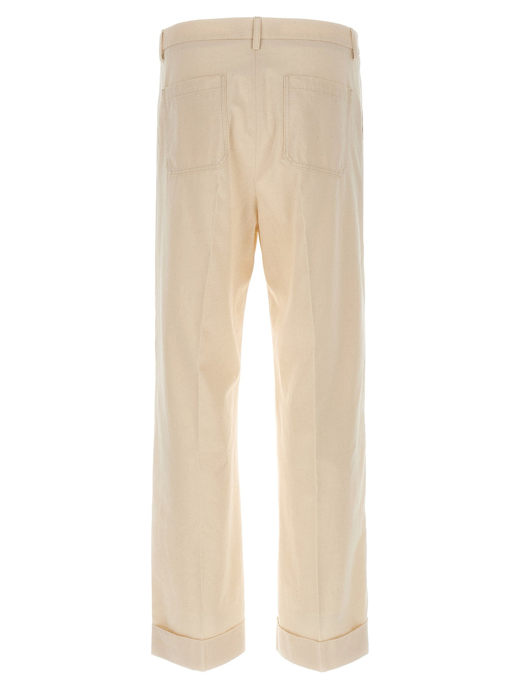 Valentino Garavani Beige Cotton Casual Pants