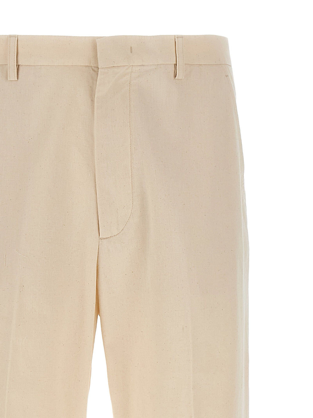 Valentino Garavani Beige Cotton Casual Pants