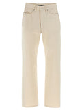 Jil Sander Beige Cotton Jeans Denim