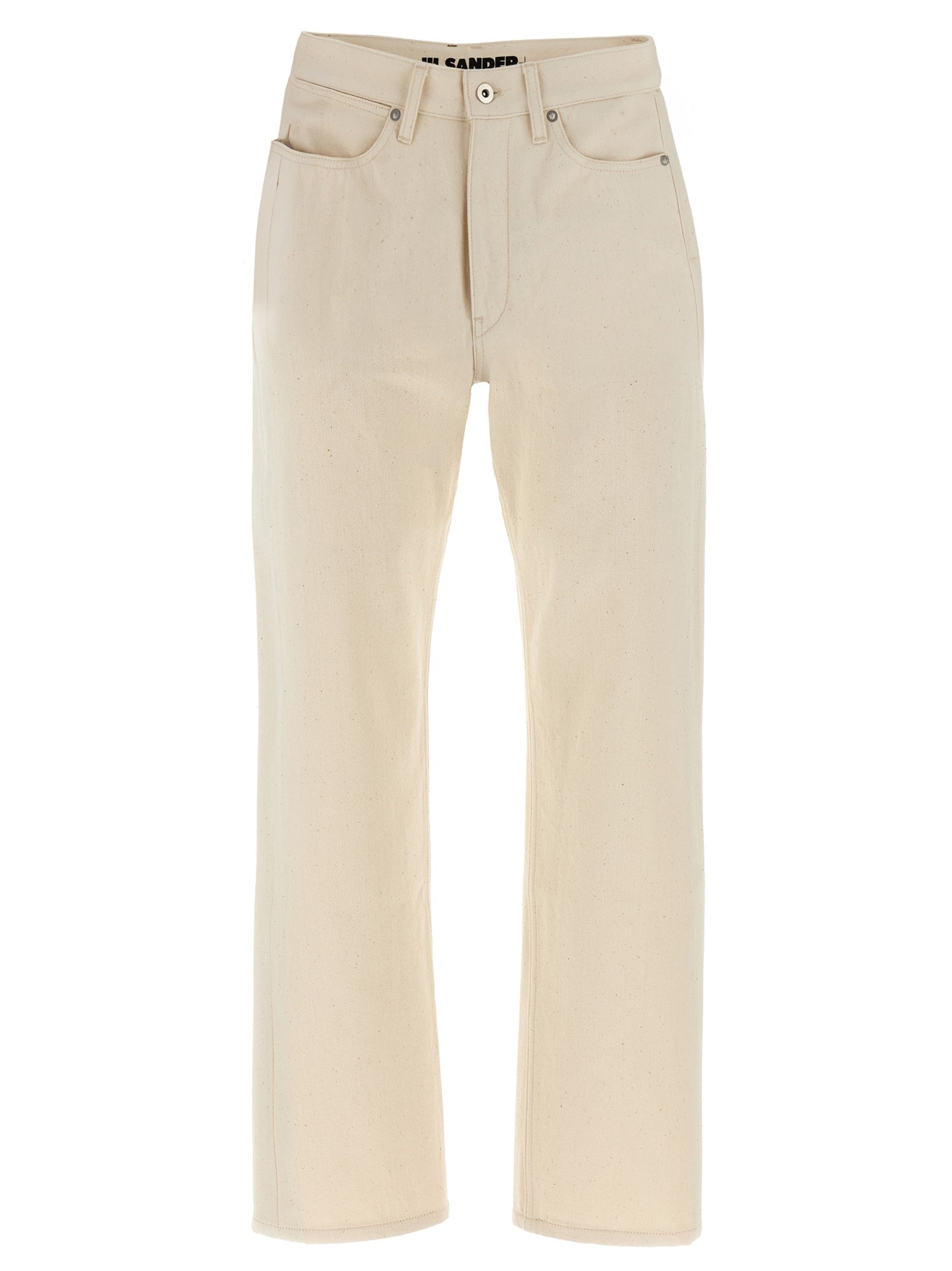 Jil Sander Beige Cotton Jeans Denim