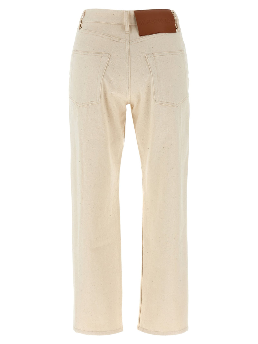 Jil Sander Beige Cotton Jeans Denim