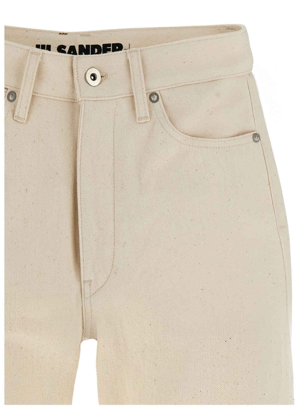 Jil Sander Beige Cotton Jeans Denim