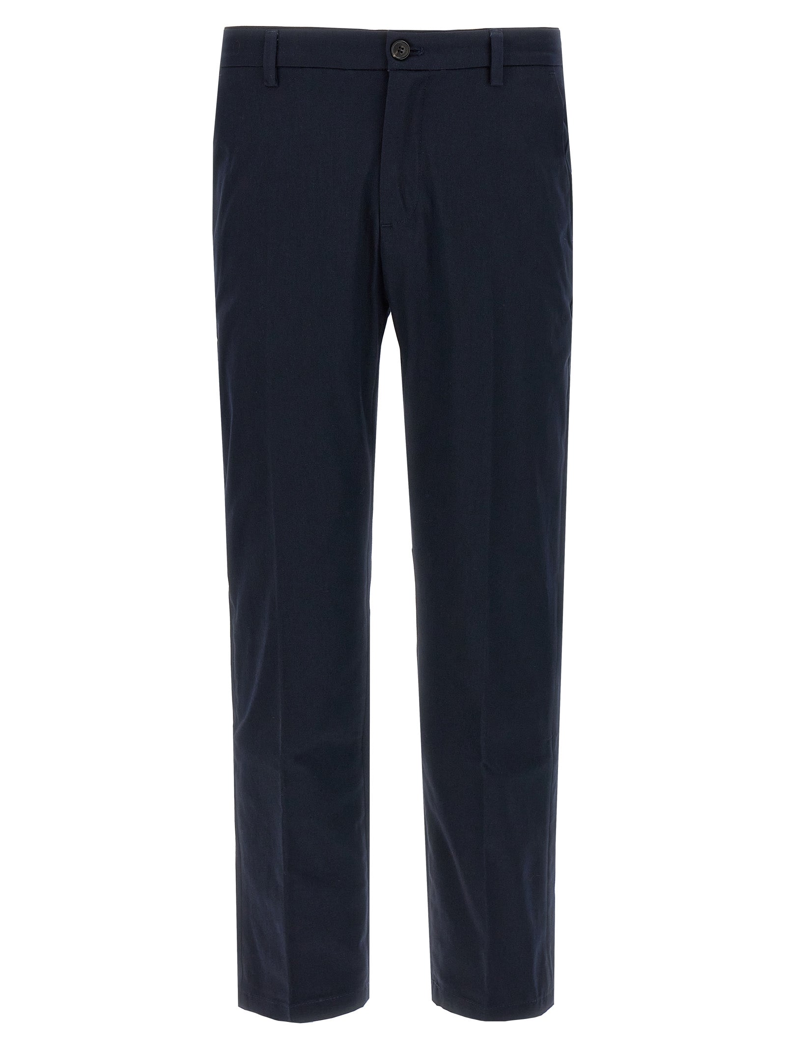 Department 5 Blue Cotton Cropped Pants