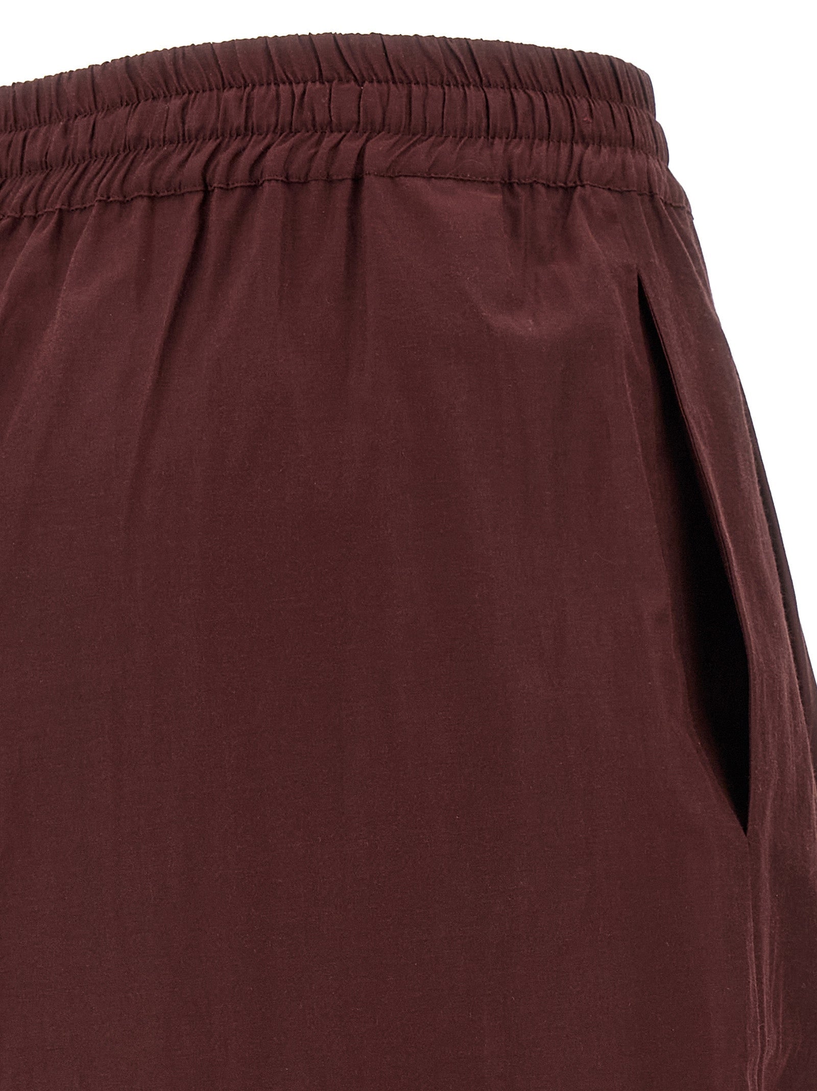 The Andamane Bordeaux Polyester Casual Pants