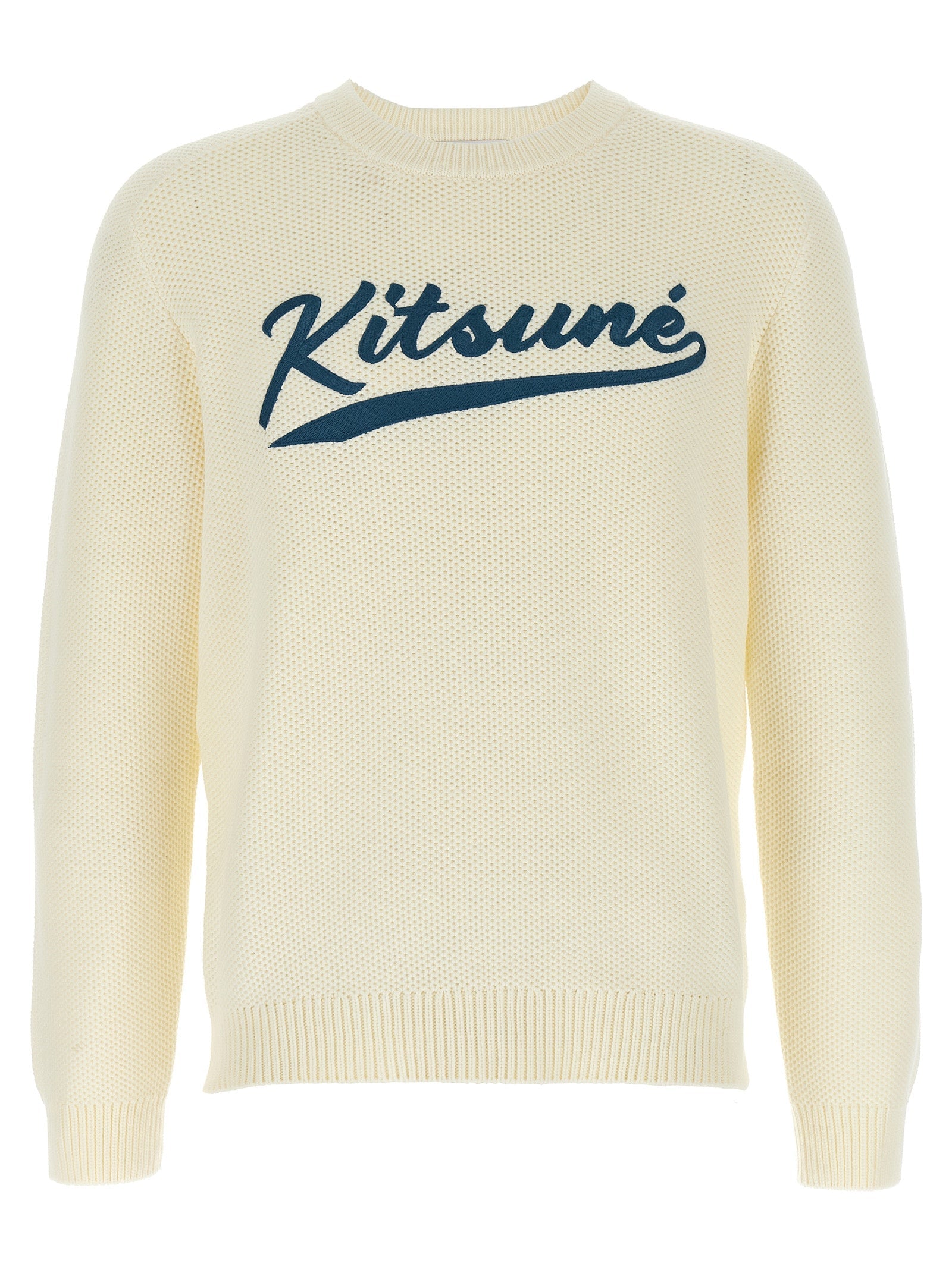 Maison Kitsuné White Cotton Cardigan