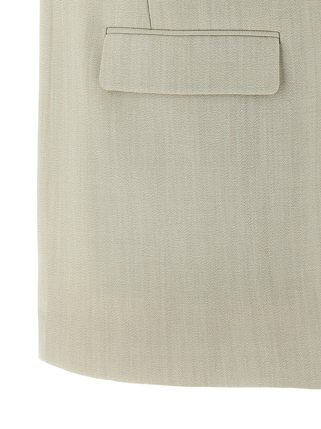 Golden Goose Beige Virgin Wool Sleeveless Jacket