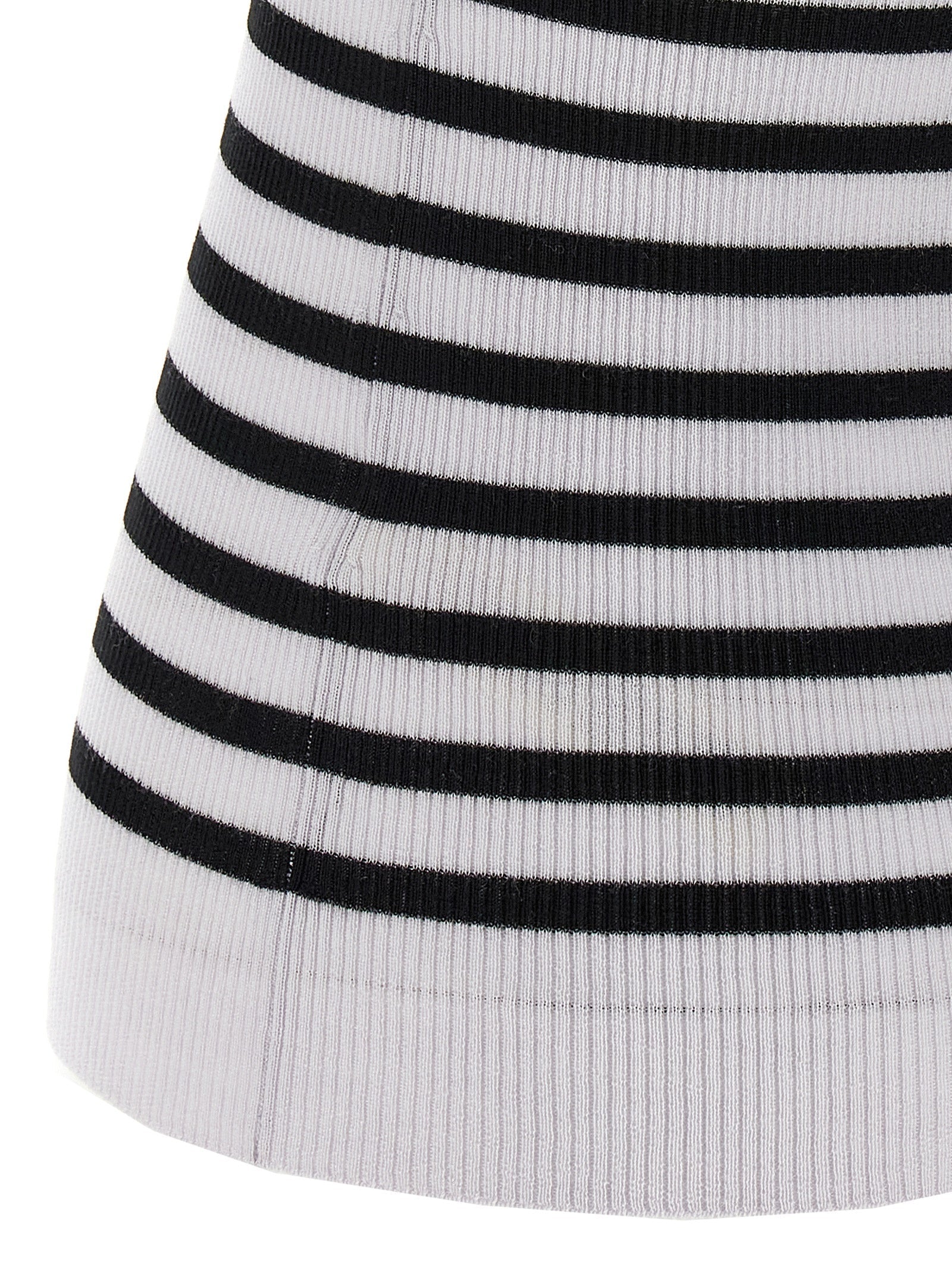 Khaite Bicolor Wool Sleeveles T-Shirt