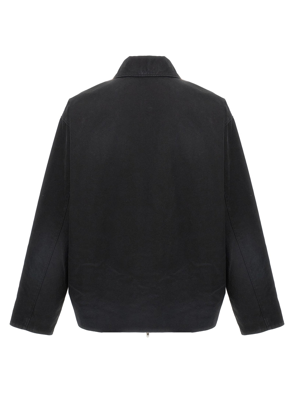Balenciaga Black Cotton Full-Length Jacket