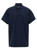 Balenciaga Blue Cotton Polo Shirt