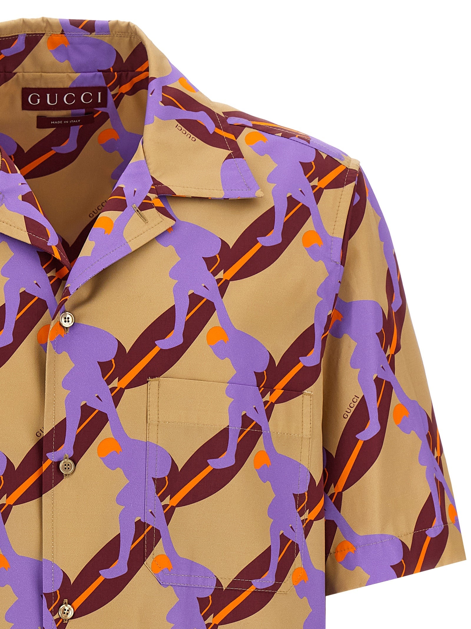 Gucci Multicolor Cotton Blouse