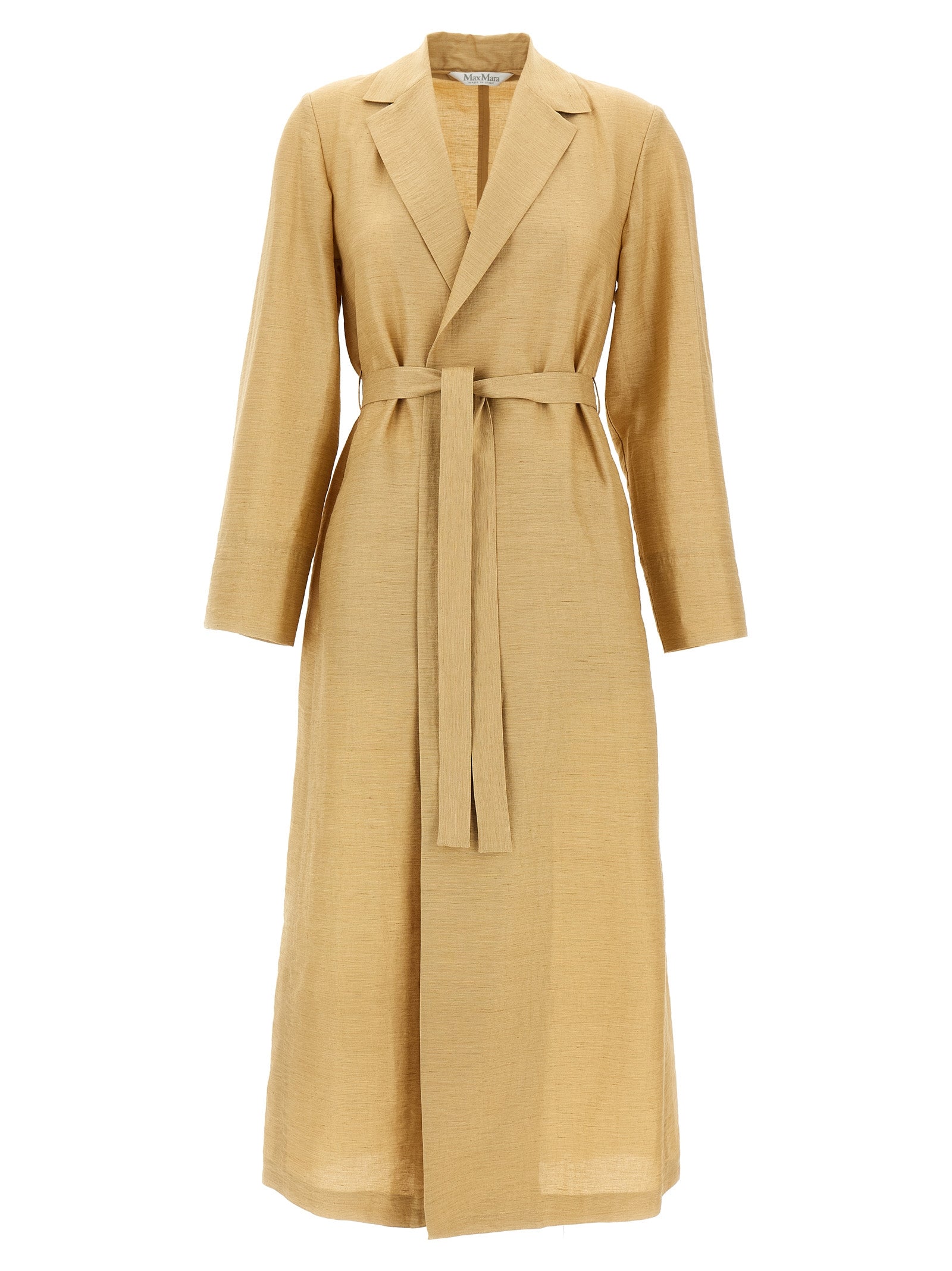 Max Mara Beige Fluorofiber Coat