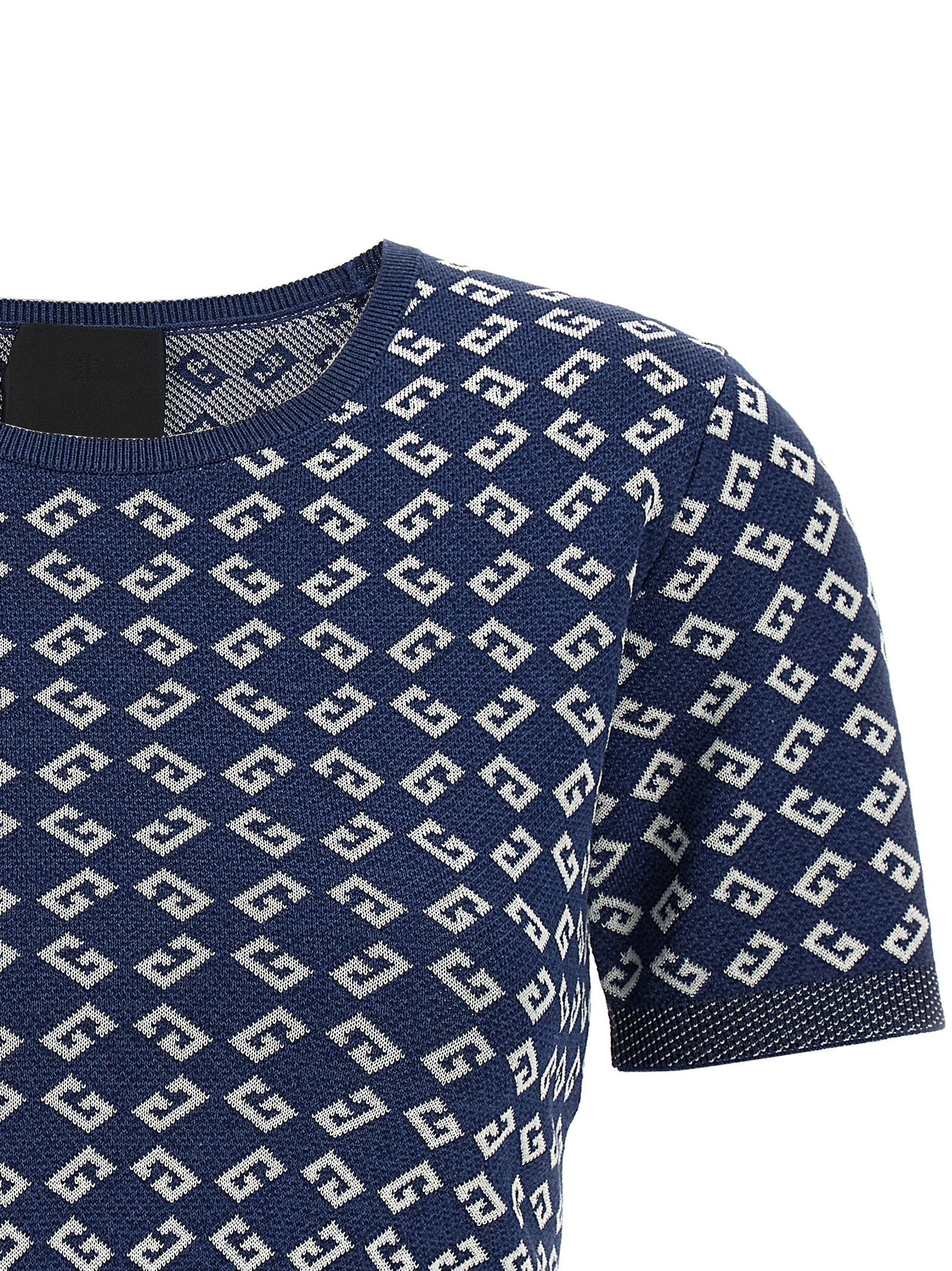 Givenchy Blue Viscose T-Shirt