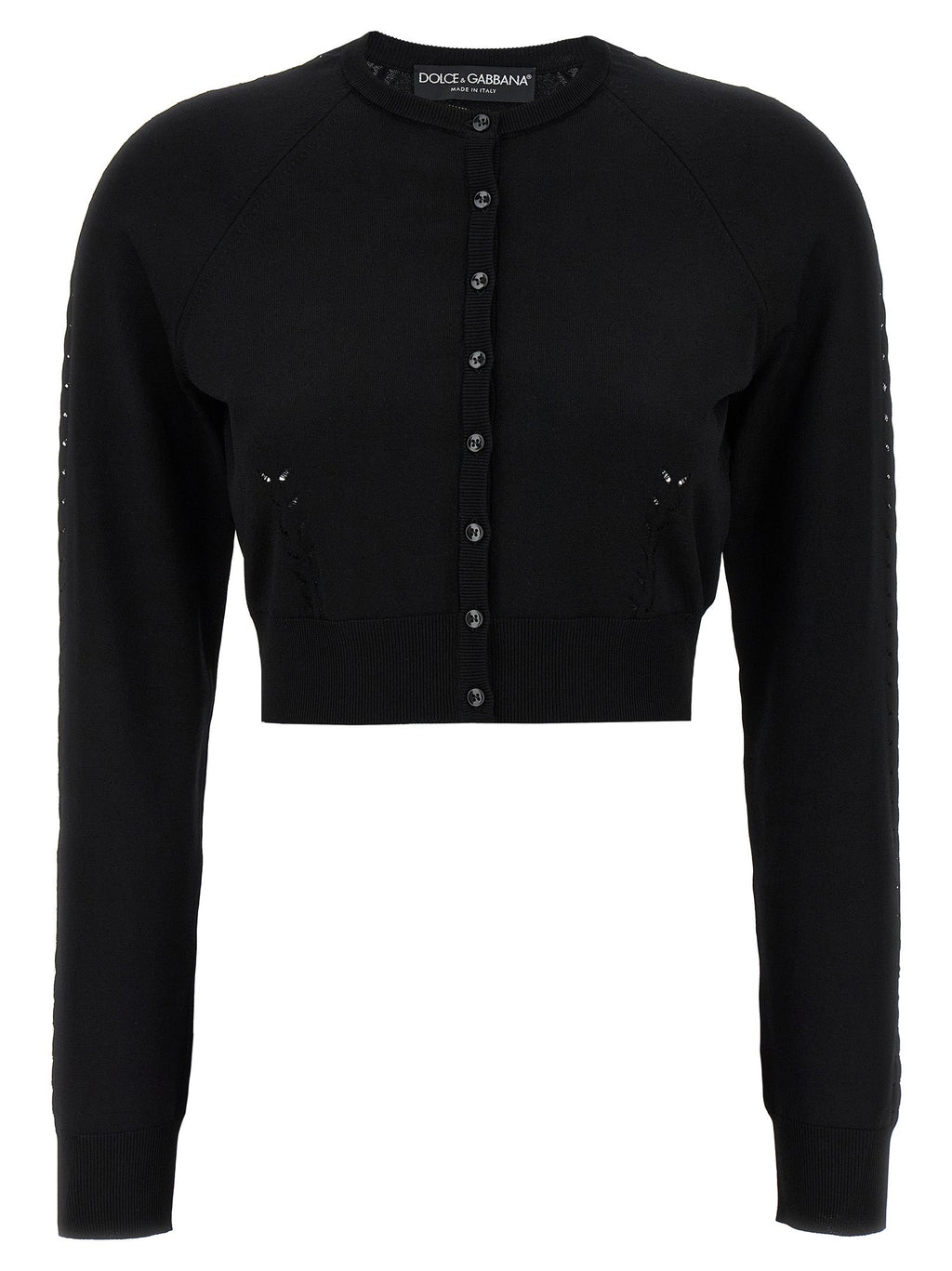 Dolce & Gabbana Black Viscose Cardigan
