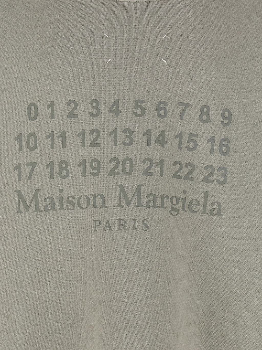 Maison Margiela Gray Cotton Sweatshirt