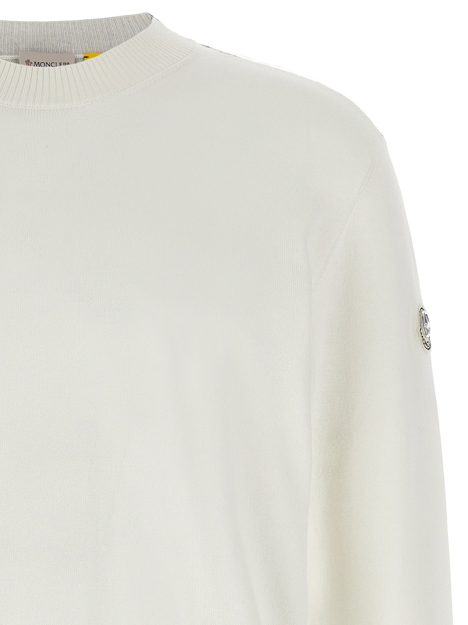 MONCLER GENIUS White Cotton Cardigan