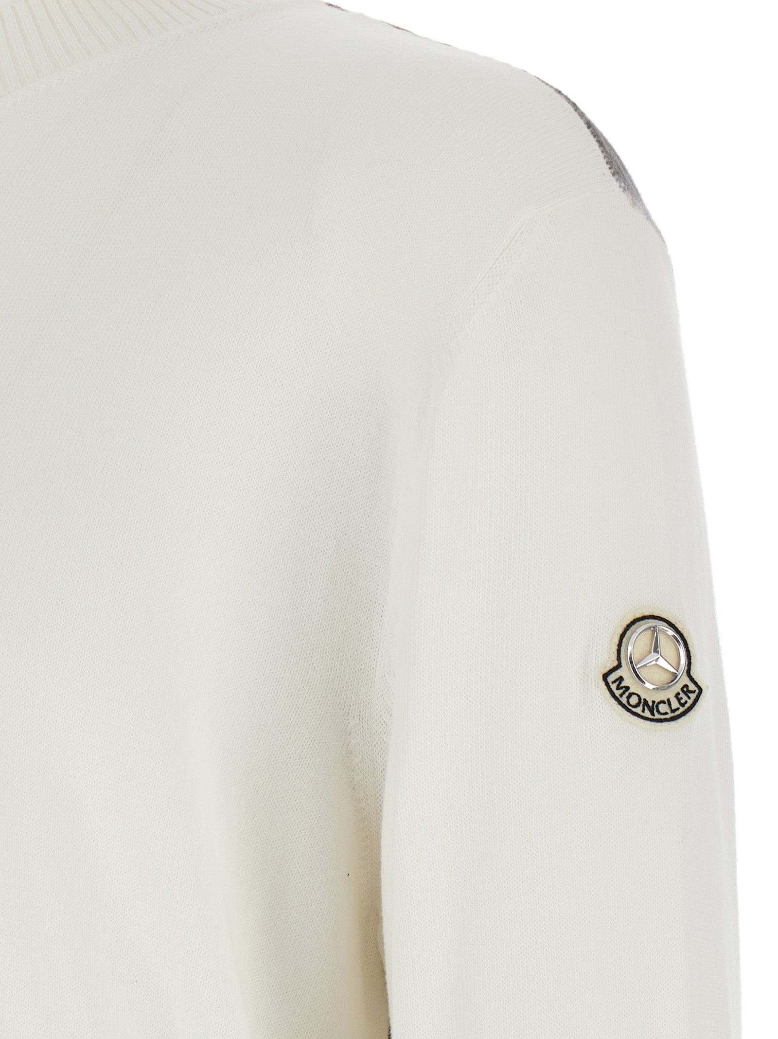 MONCLER GENIUS White Cotton Cardigan