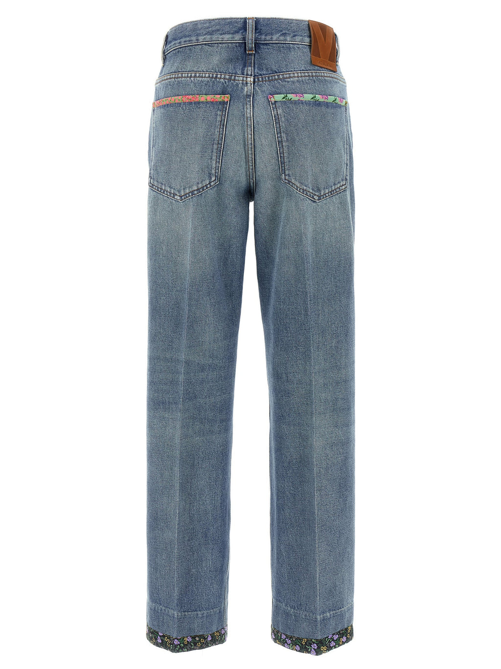 Valentino Garavani Blue Cotton Jeans Denim