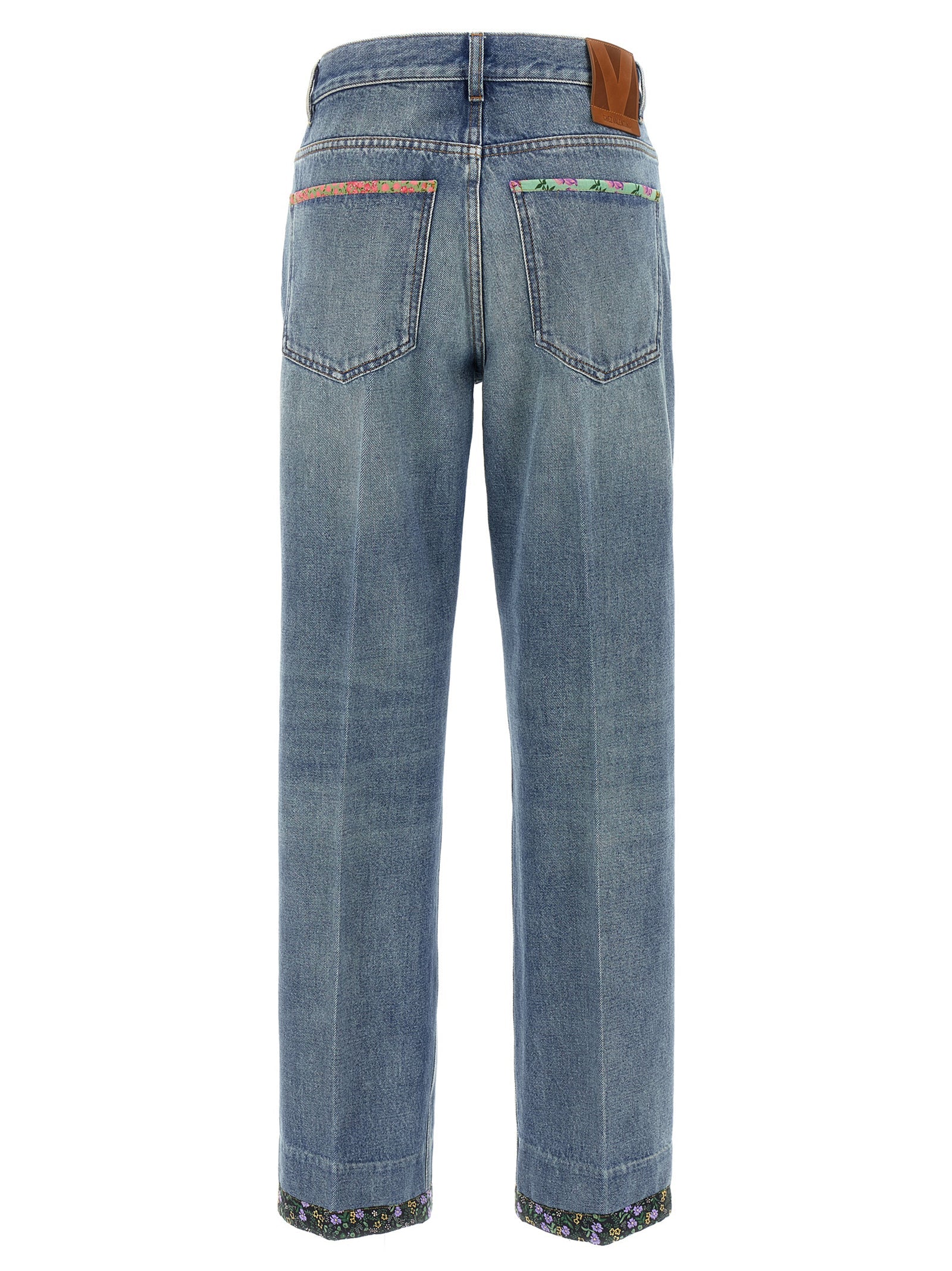 Valentino Garavani Blue Cotton Jeans Denim