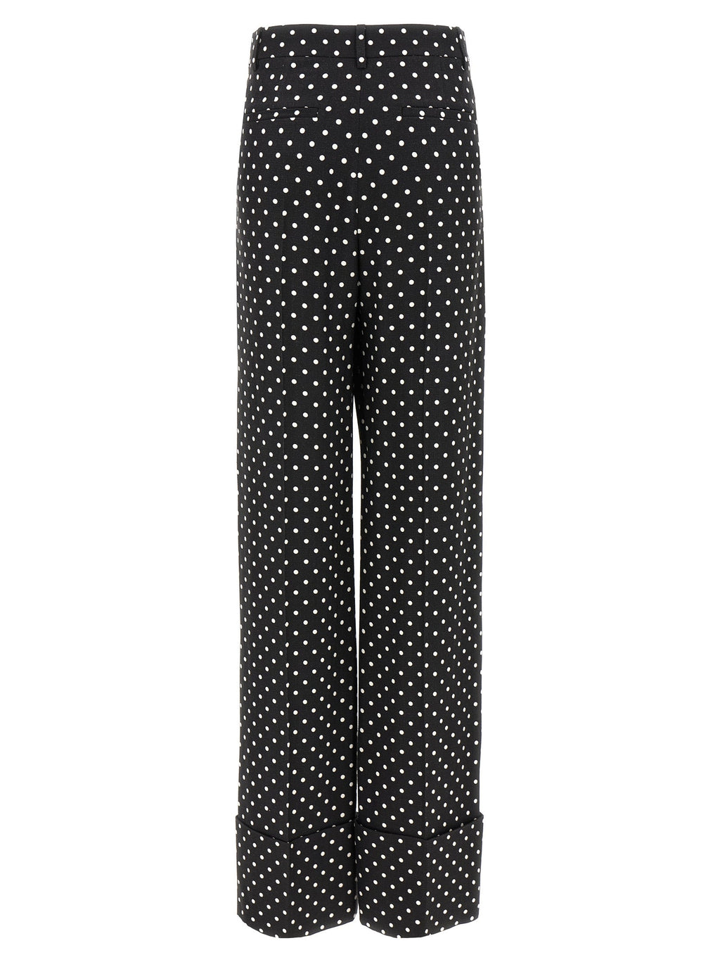 Valentino Garavani Bicolor Viscose Casual Pants
