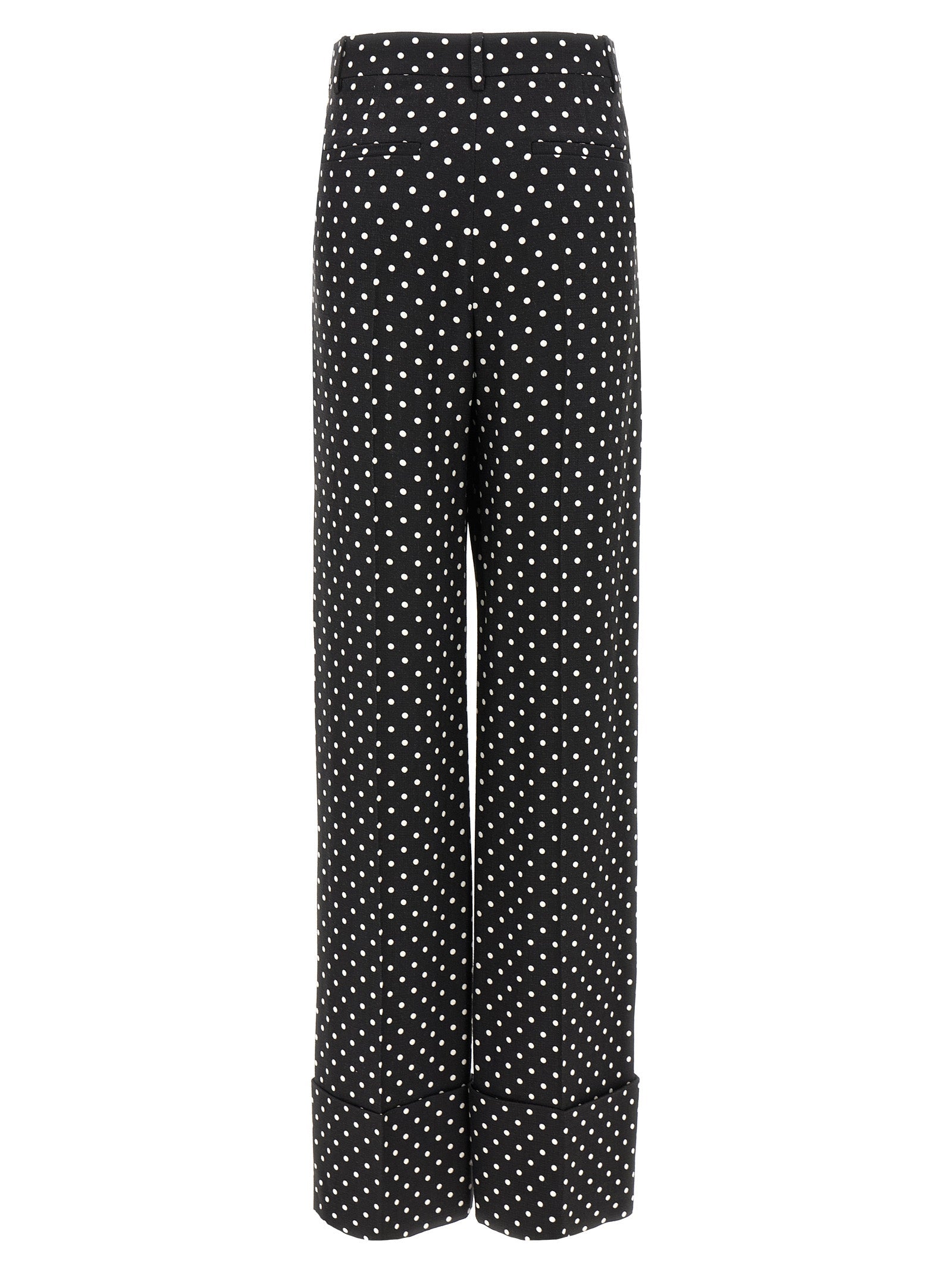 Valentino Garavani Bicolor Viscose Casual Pants
