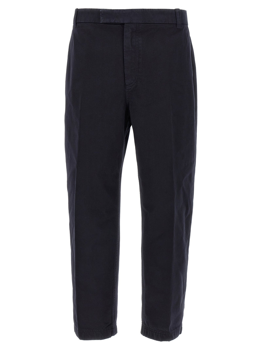 Thom Browne Blue Cotton Casual Pants