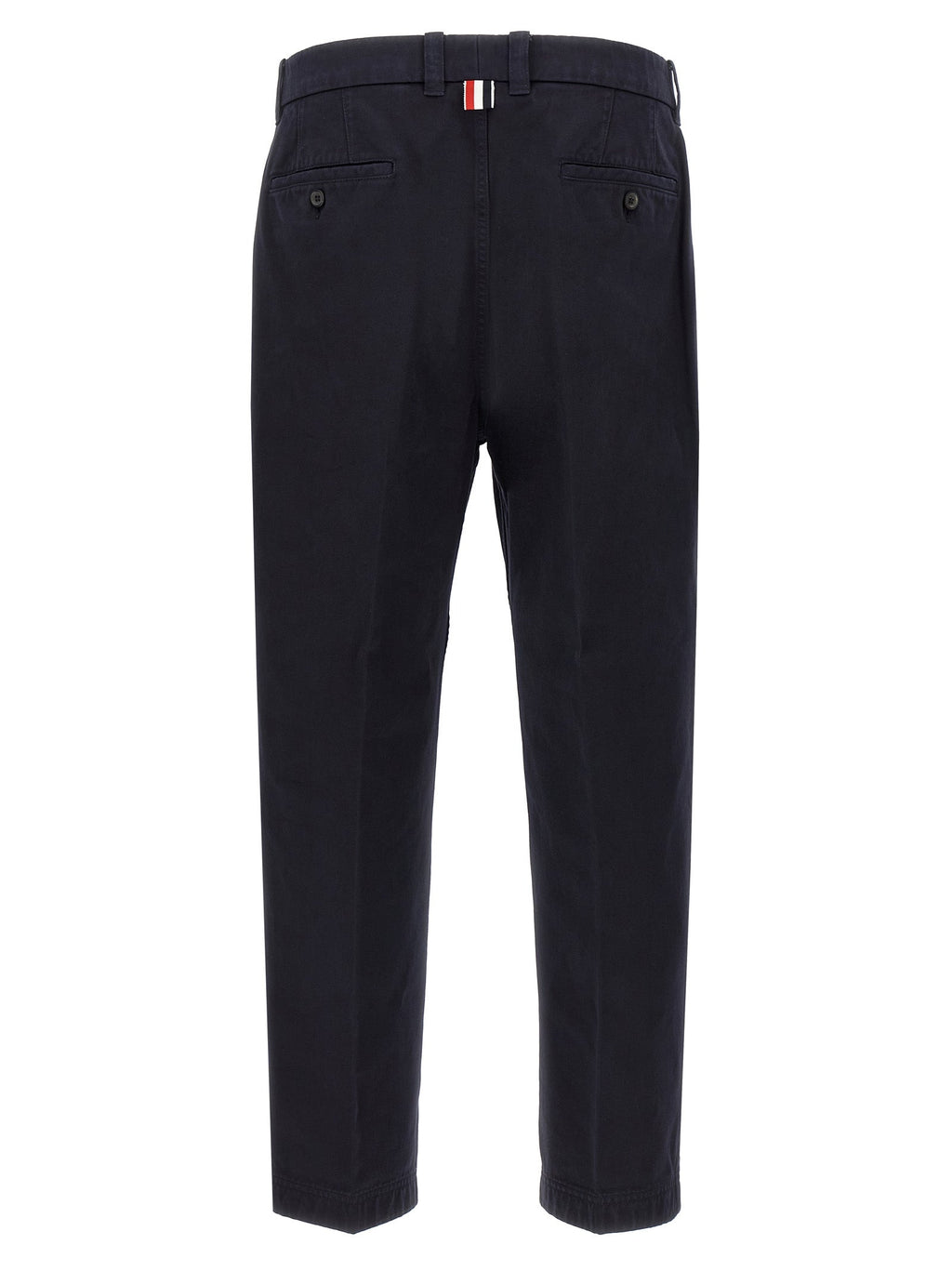Thom Browne Blue Cotton Casual Pants