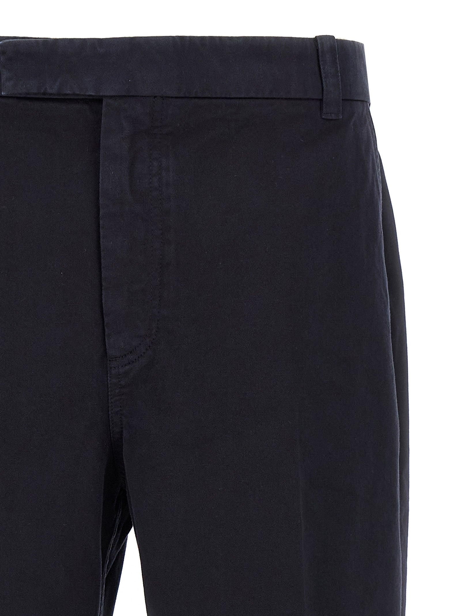 Thom Browne Blue Cotton Casual Pants